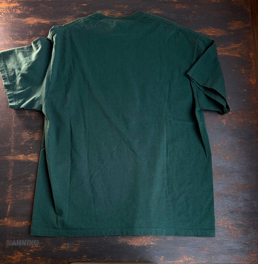 90s-00s Oregon Ducks "O" Logo Sun Faded Tee - Size L