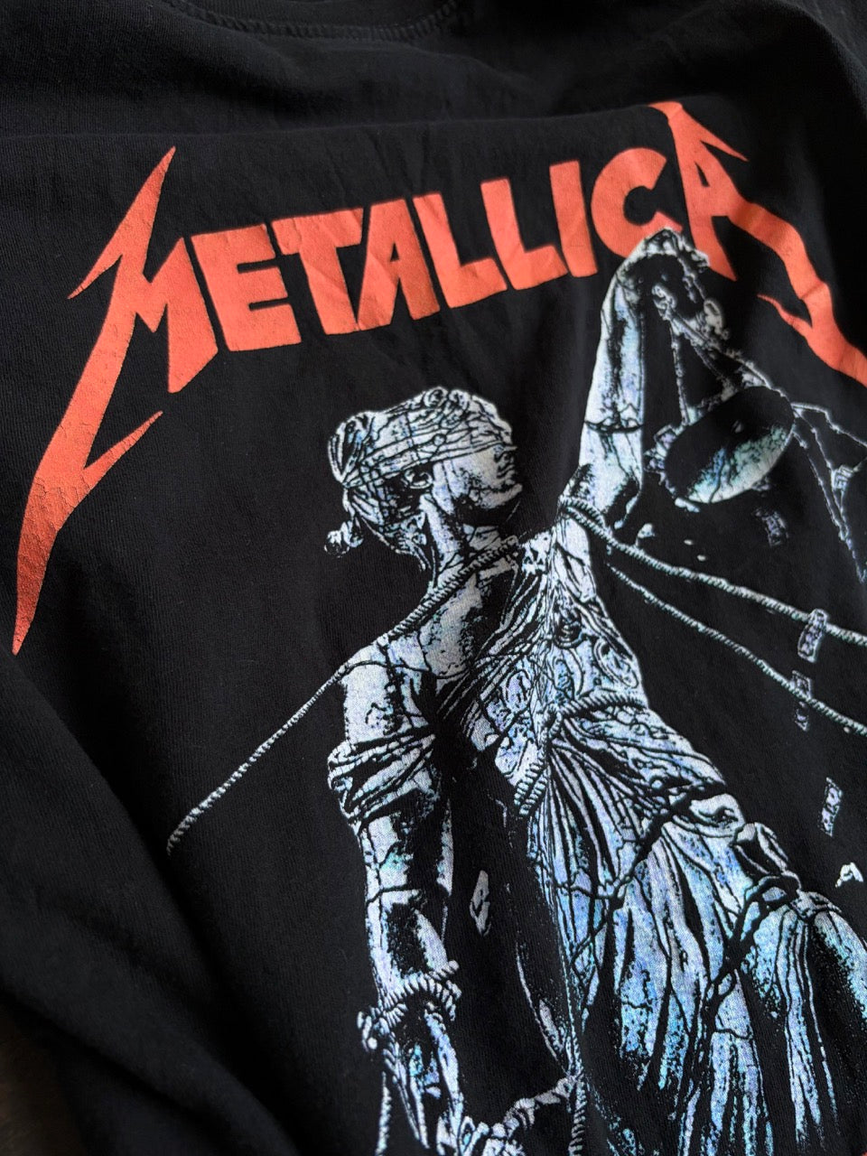 90s-00s Metallica "...And Justice for All" Album Graphic Tee - Size XL