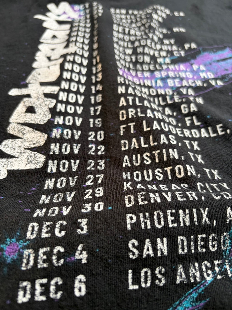 2020s "WATERPARKS" A Night Out on Earth Tour Tee - Size M