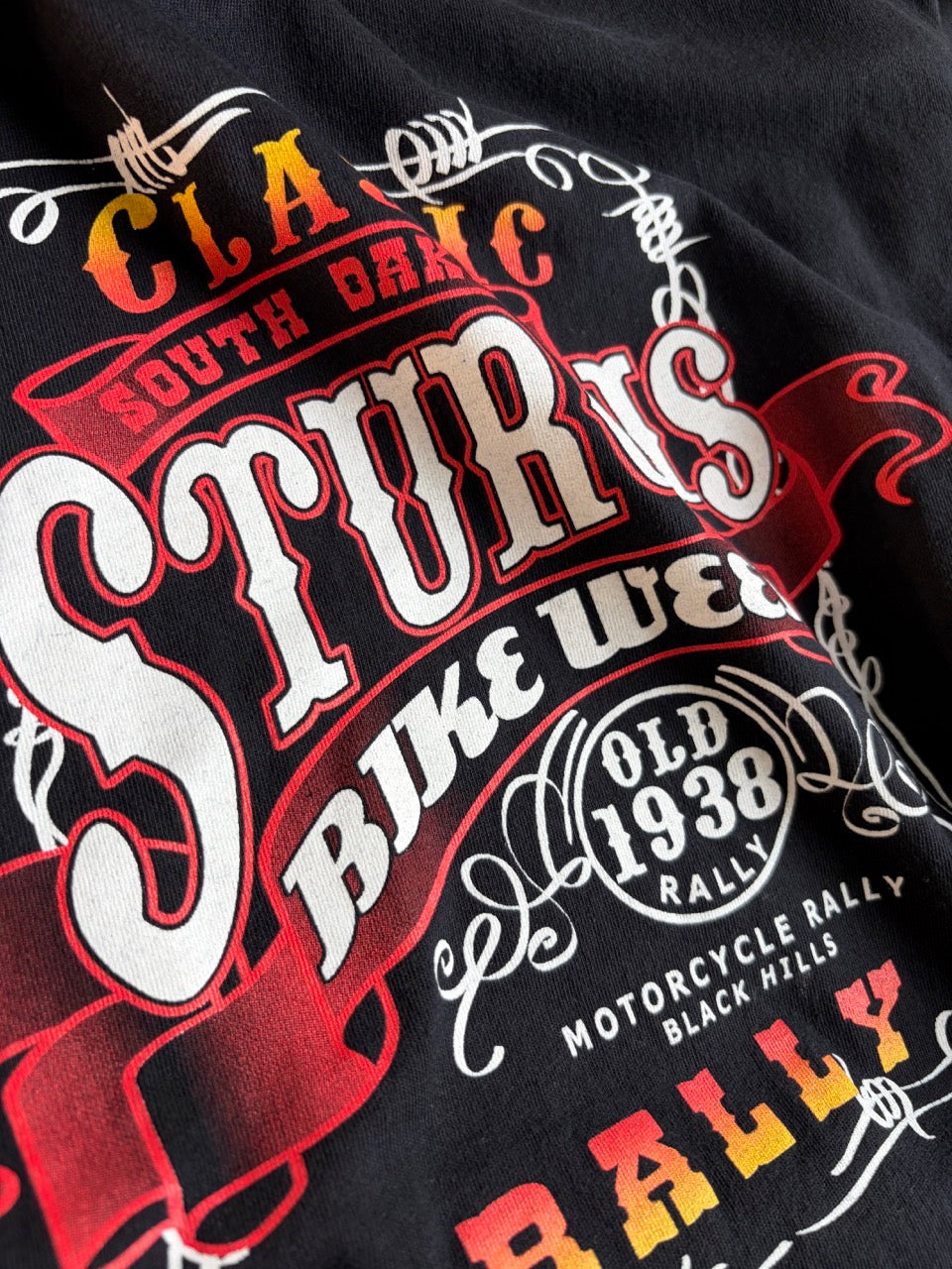2000 "STURGIS BIKE WEEK Motorcycle" 707 Graphic Tee - Size L