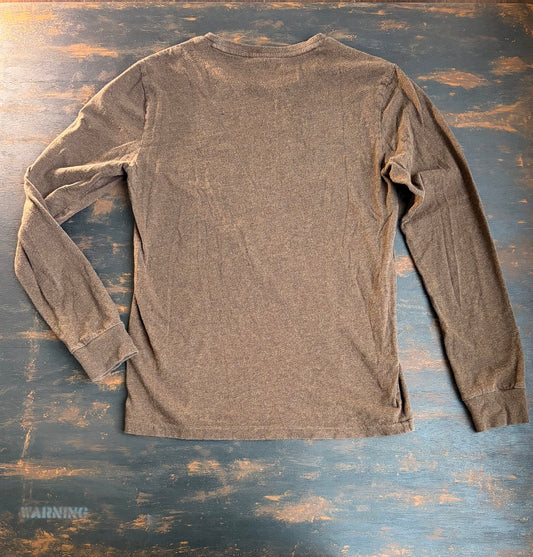 "POLO RALPH LAUREN" Pima Cotton Small Embroidery L/S Tee - Size S