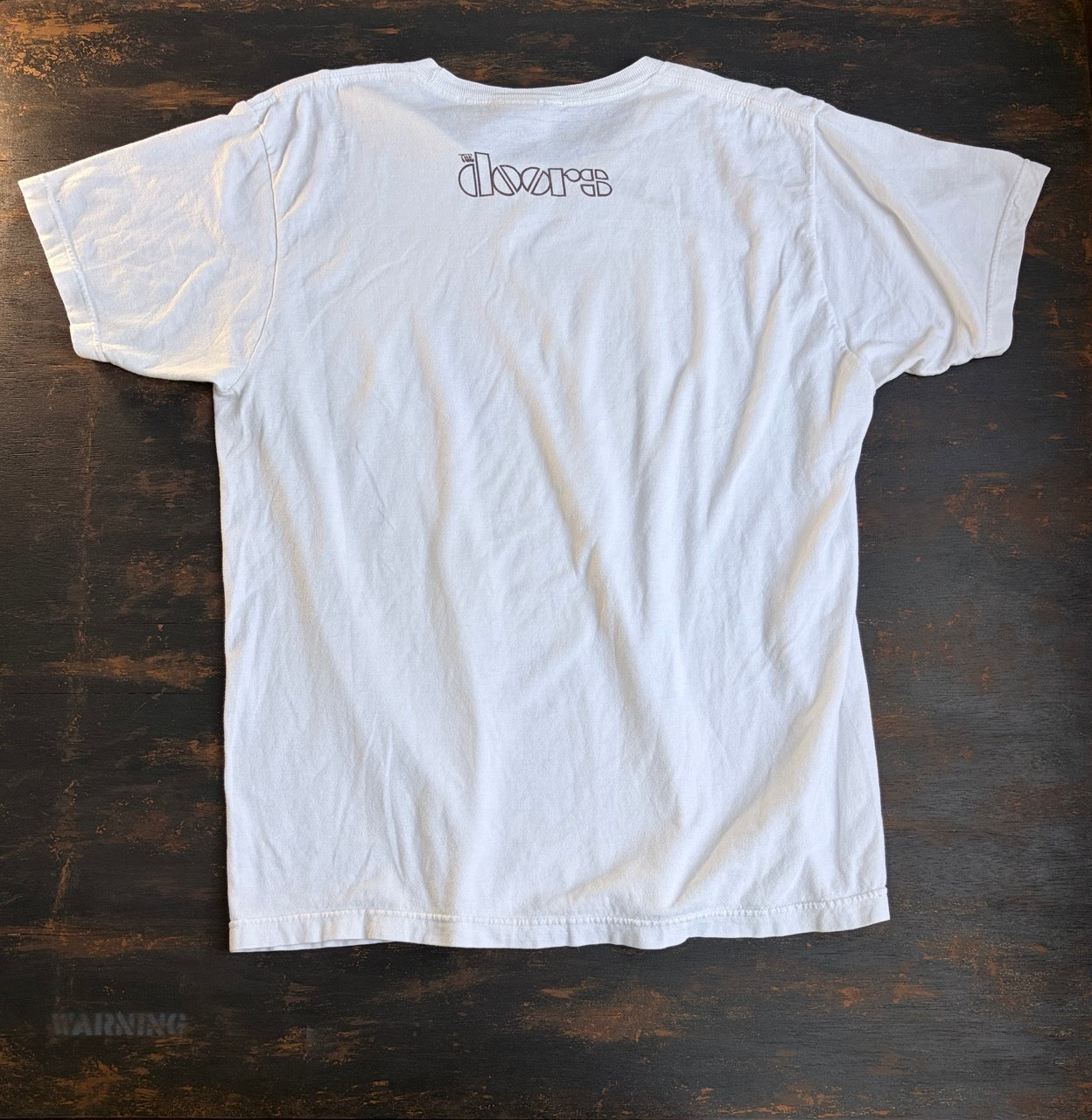 The Doors “Jim Morrison” Tribute Tee / 2011 Copy Right (Faded White) - Size L