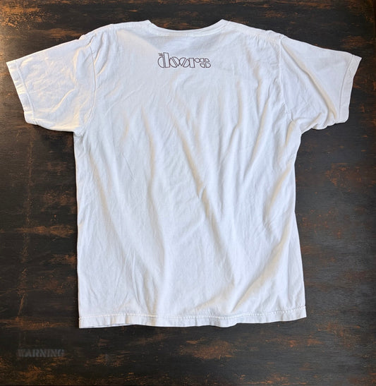 The Doors “Jim Morrison” Tribute Tee / 2011 Copy Right (Faded White) - Size L