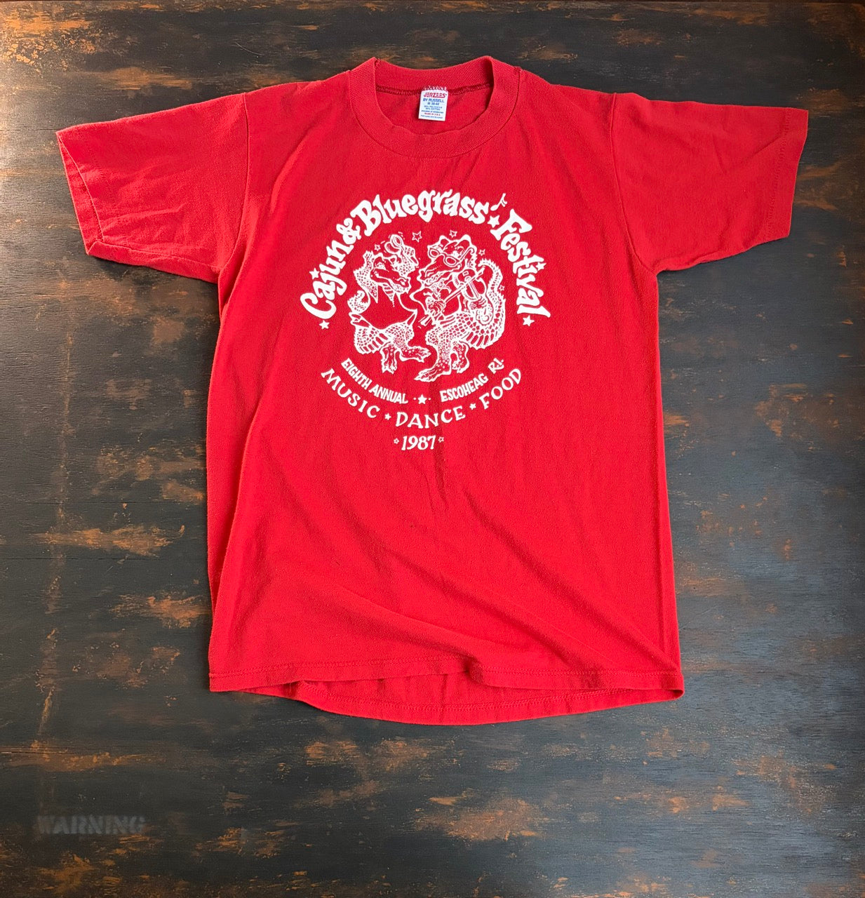 Vintage 1987 Cajun & Bluegrass Festival Tee - Size M