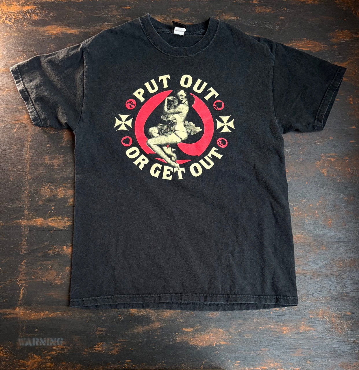 Felon Clothing Co. "PUT OUT OR GET OUT" Pin-up Girl Tee - Size M