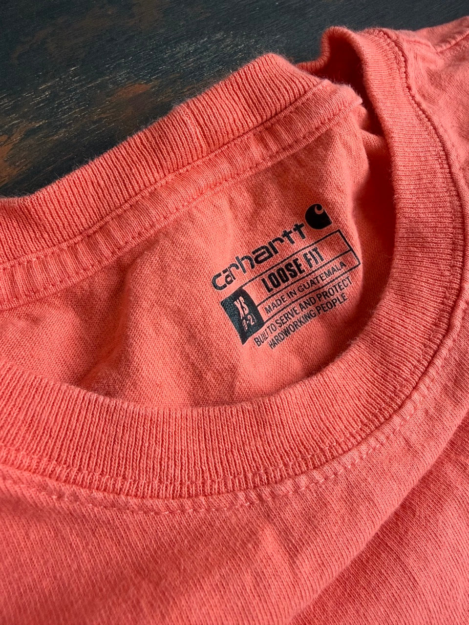 Carhartt Women's "K87" Workwear Pocket Tee - Pink - Size XS