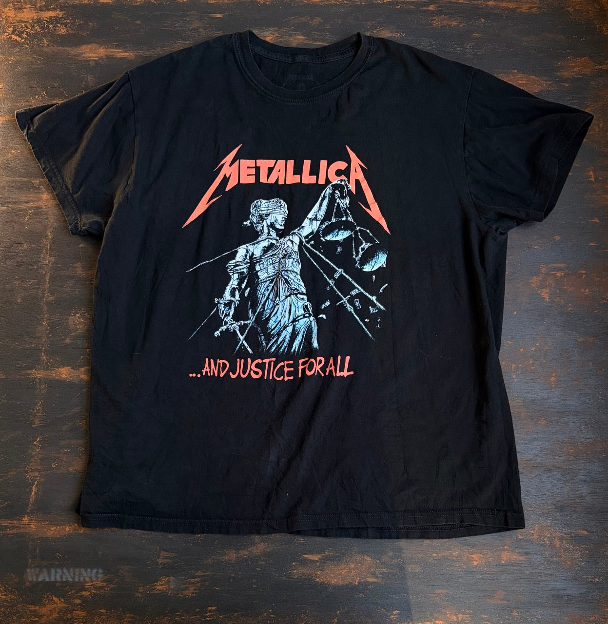 90s-00s Metallica "...And Justice for All" Album Graphic Tee - Size XL