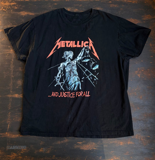 90s-00s Metallica "...And Justice for All" Album Graphic Tee - Size XL