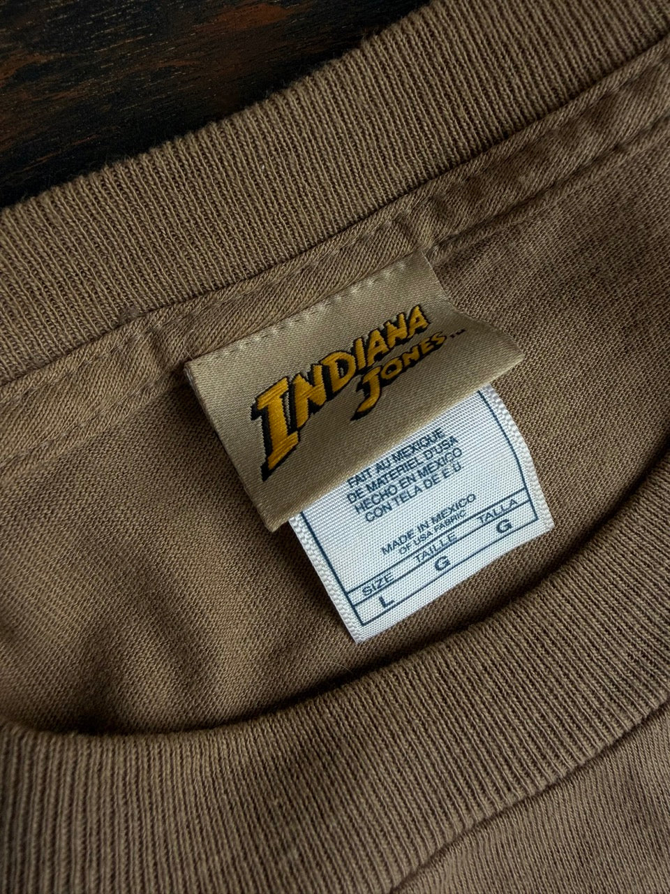 00s Indiana Jones "The Last Crusade" Graphic Movie Tee - Size L