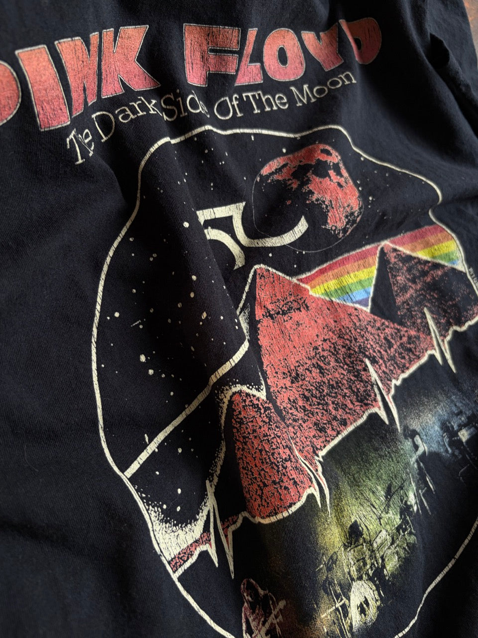 2023 Pink Floyd "The Dark Side Of The Moon" 50th Anniv. Tee - Size M