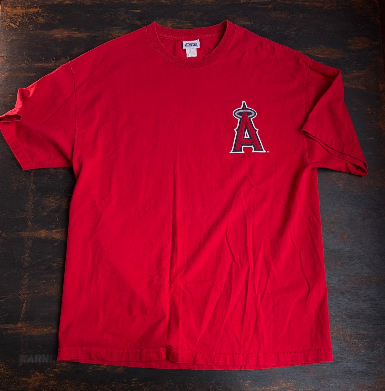 Mid-00s Los Angeles Angels "Vladimir Guerrero" #27 Name & Number Tee - Size XL
