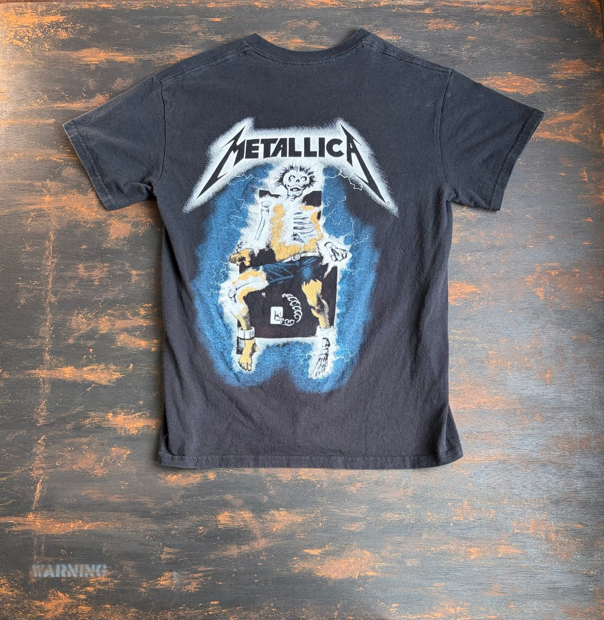 2010s "METALLICA Ride the Lightning" Both Sides Print Graphic Tee - Size Women's S