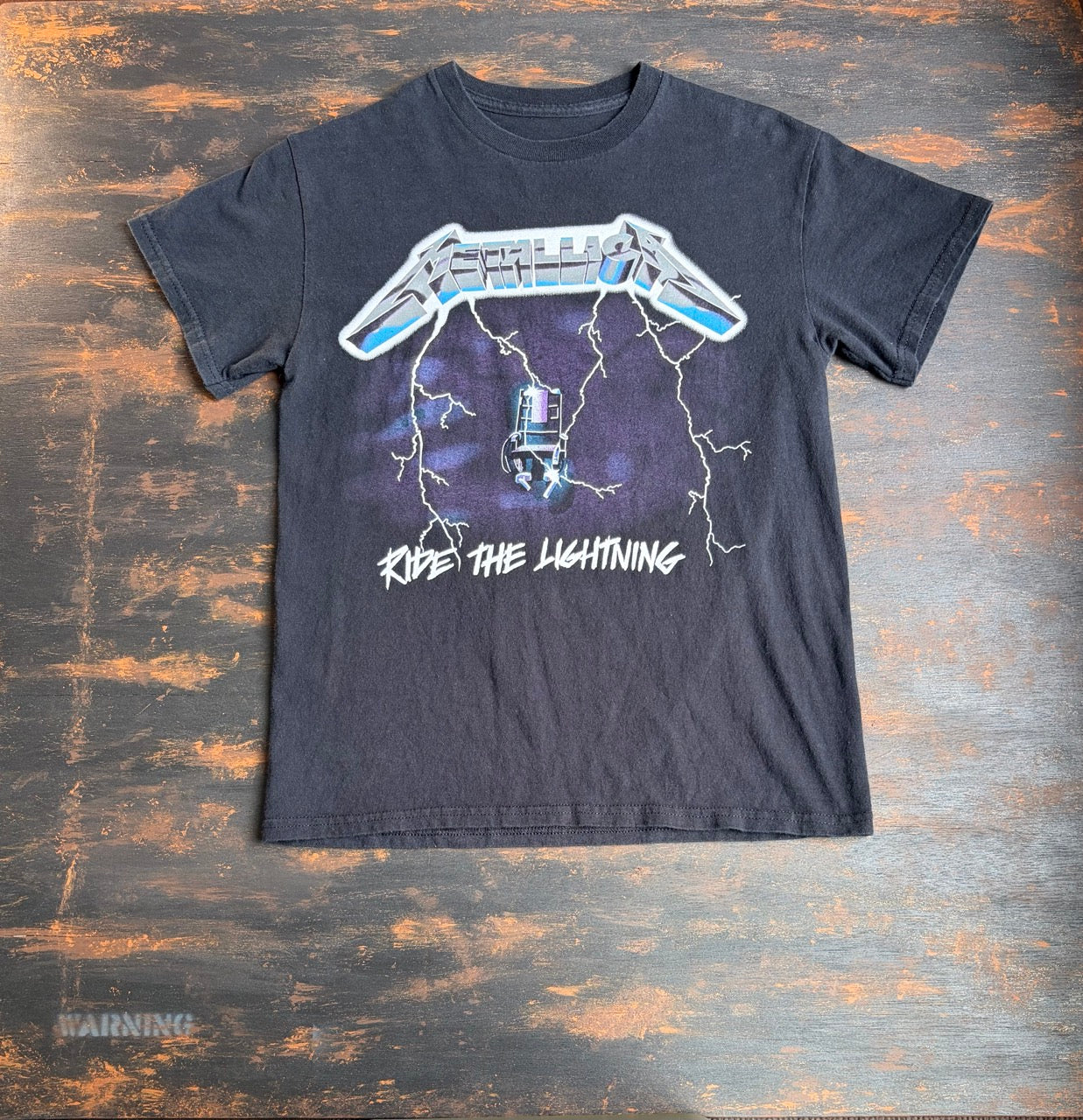 2010s "METALLICA Ride the Lightning" Both Sides Print Graphic Tee - Size Women's S
