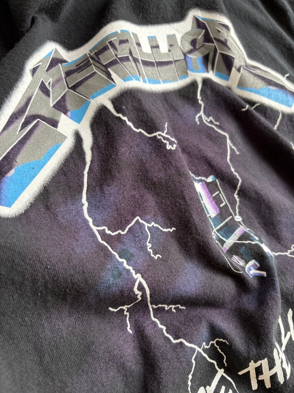 2010s "METALLICA Ride the Lightning" Both Sides Print Graphic Tee - Size Women's S