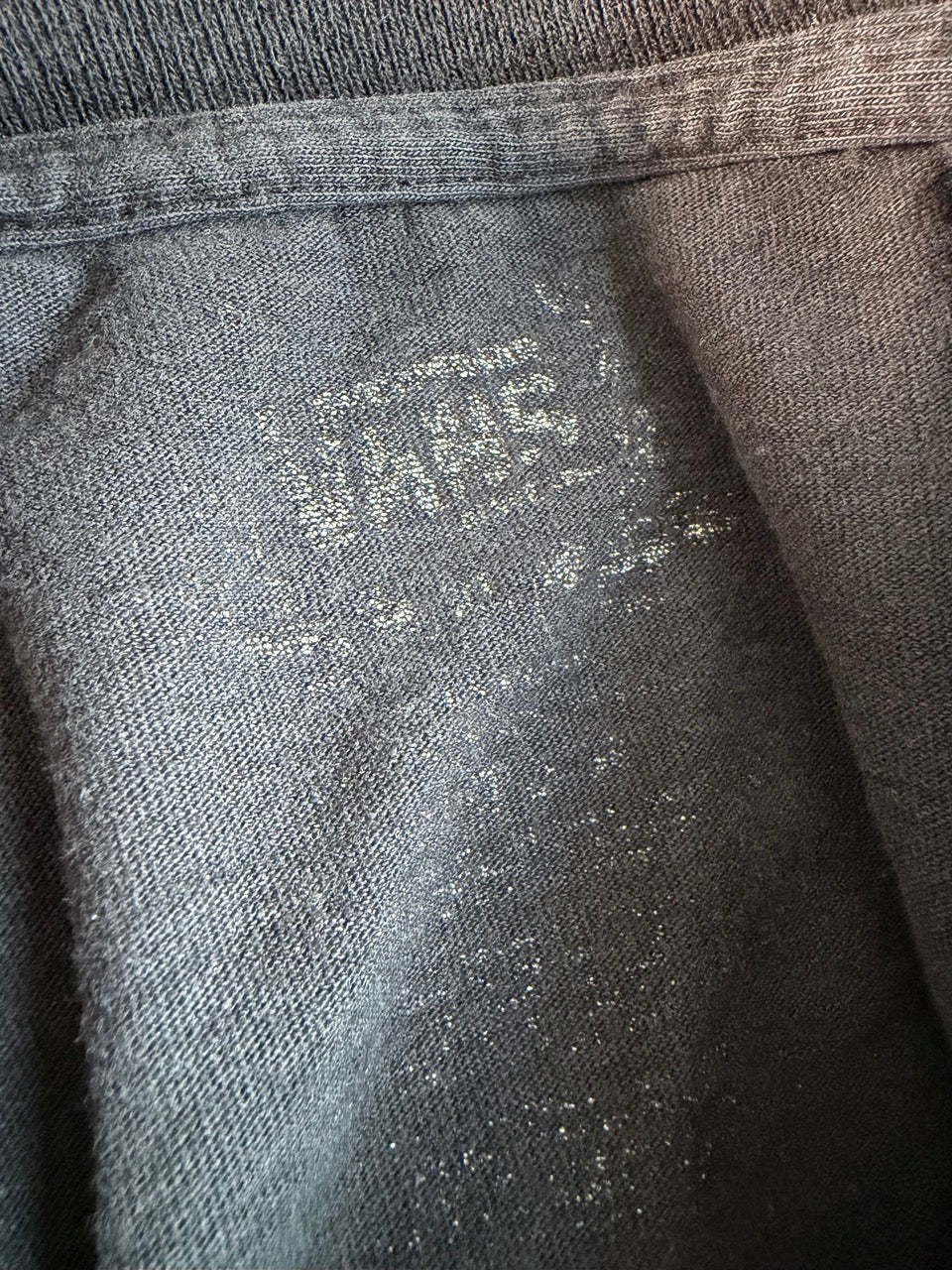 00s "VANS" Square Box Logo & Back Sleeve Graphic Tee - Size L
