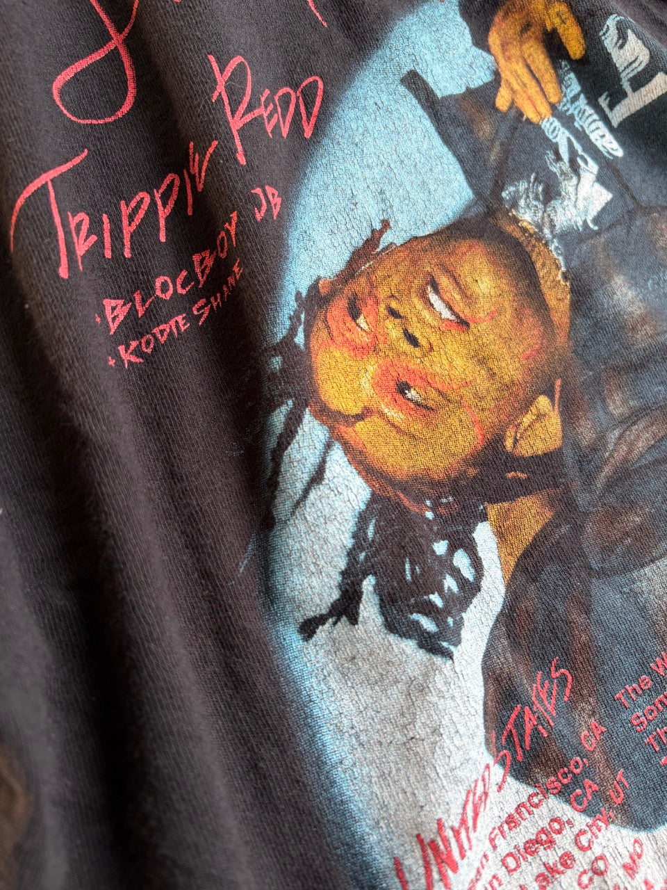 2020 "TRIPPIE REDD Love me more tour2020" DELTA Graphic Tee - Size M