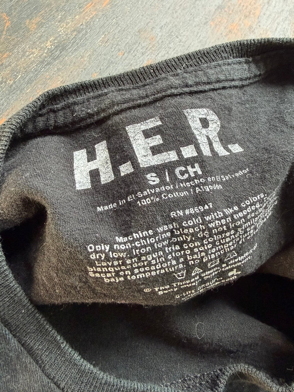 2018 "H.E.R. I Used to Know Her Tour" Official Graphic Tee - Size Women's S