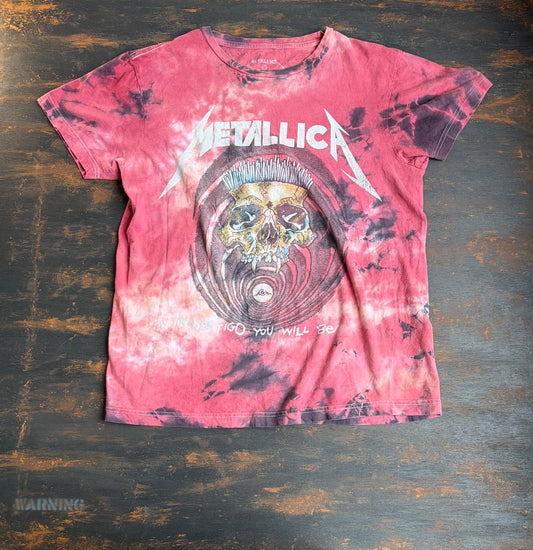2010s "METALLICA In Vertigo You Will Be" Tie-Dye Graphic Tee - Size S