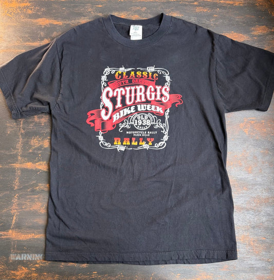 2000 "STURGIS BIKE WEEK Motorcycle" 707 Graphic Tee - Size L