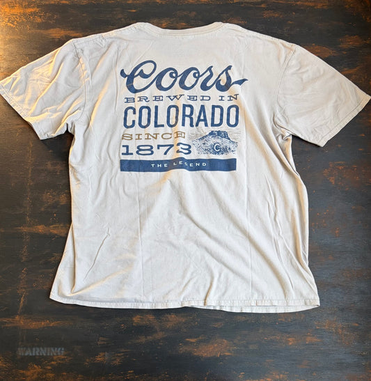 2020s "COORS BANQUET Colorado Since 1873" Graphic Tee - Size L
