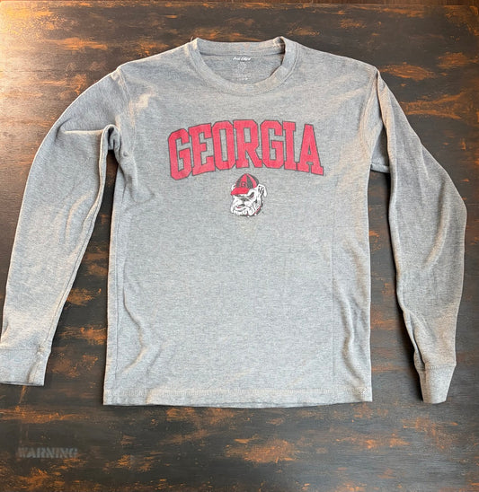 "GEORGIA BULLDOGS" Pro Edge Waffle Thermal L/S Tee - Size M