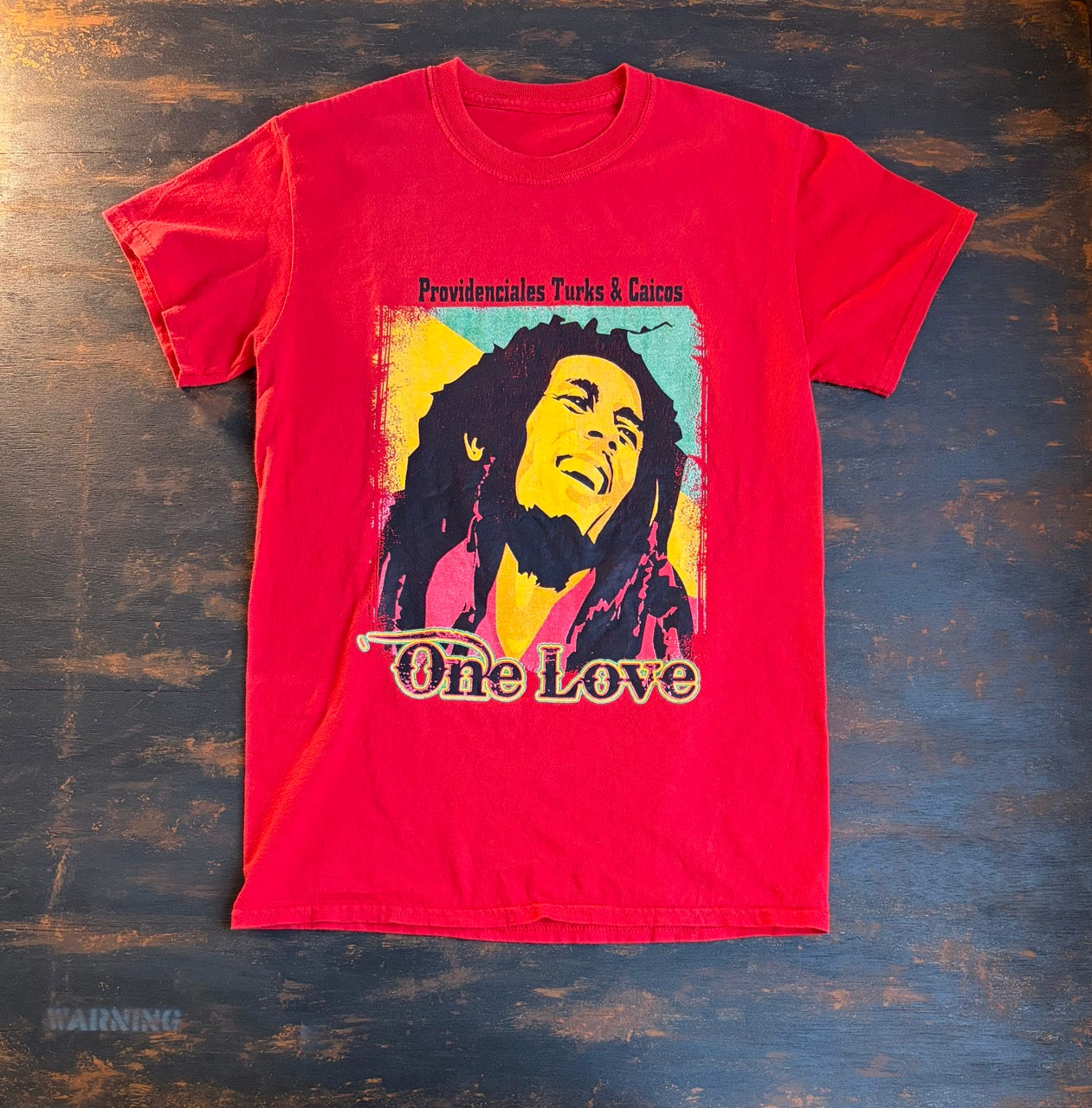 2000s "BOB MARLEY One Love" Tagless Graphic Tee - Size S