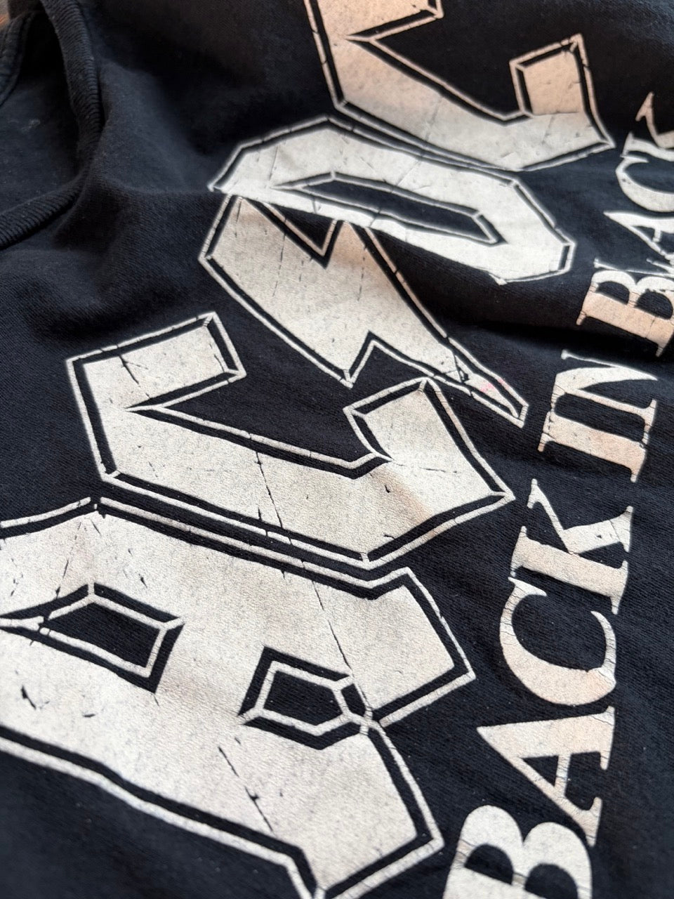 AC/DC" Back in Black Licensed Graphic Tee - Size Women's S