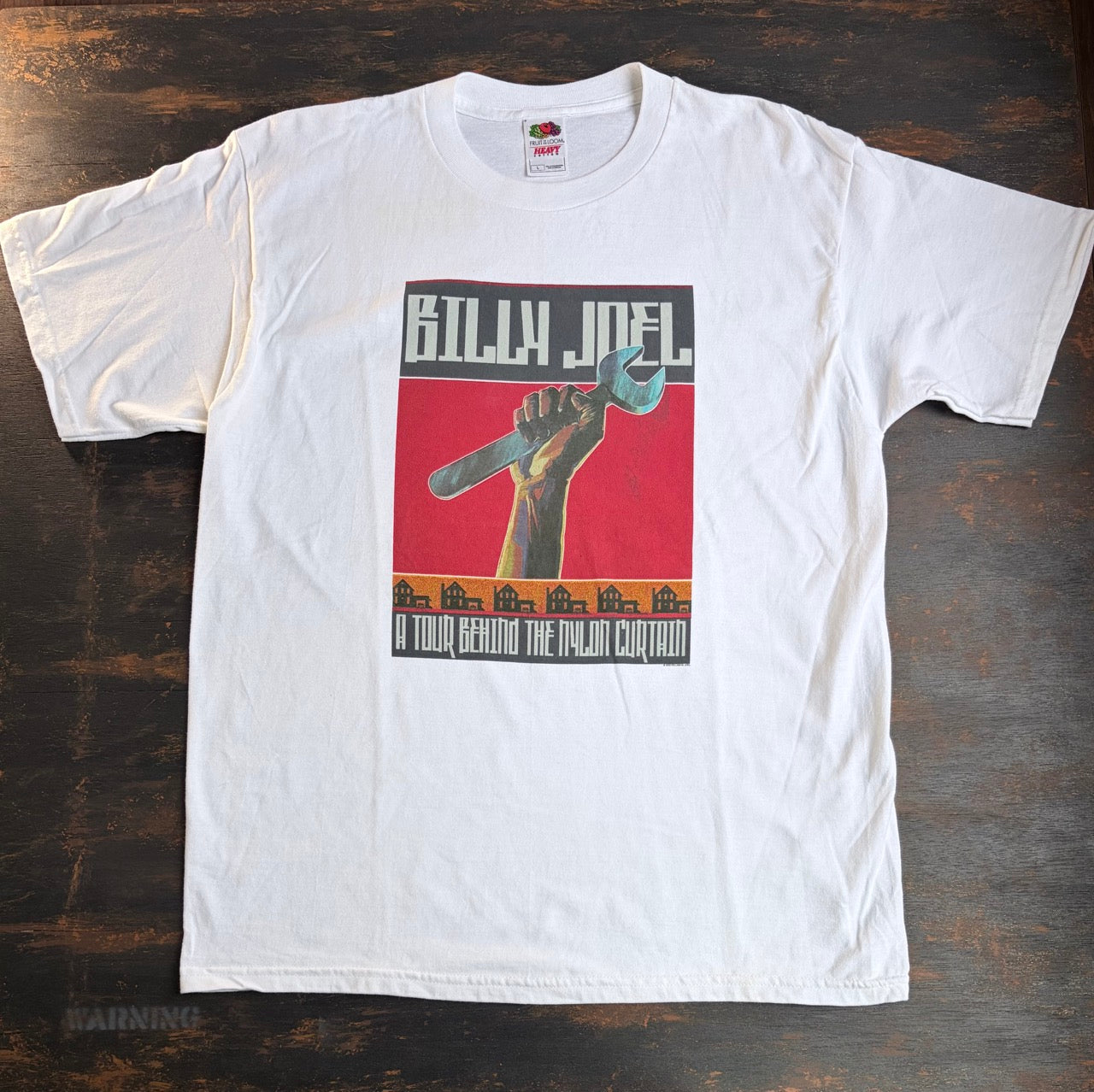 00s "BILLY JOEL" 2003 Tour Behind the Nylon Curtain Tee - Size L